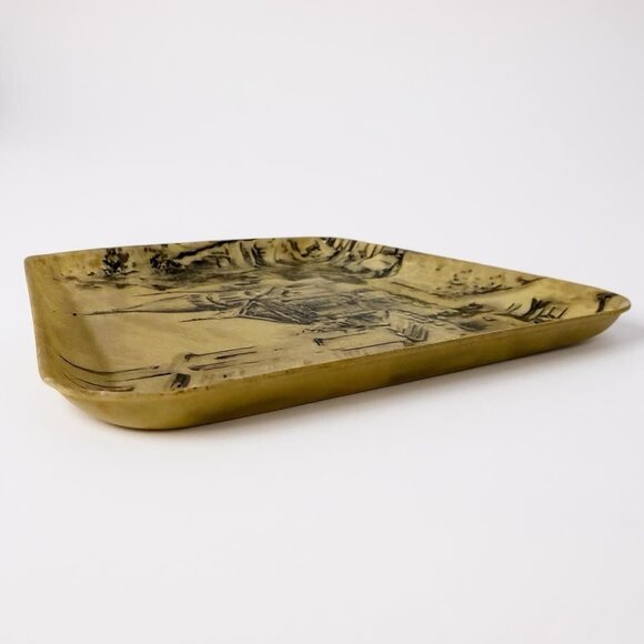 Manover Fiberglass Tray Paris Montmartre Chaumontel France Mid Century 1960s - Picture 9 of 9